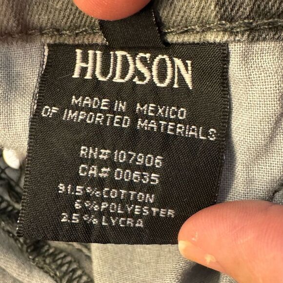 Hudson Nico Midrise Camo Super Skinny Ankle Size 28 - Picture 13 of 14